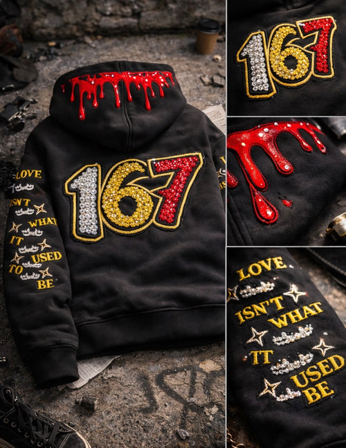 167 Rhinestone Hoodie
